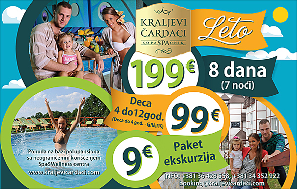 Kraljevi Čardaci SPA leto