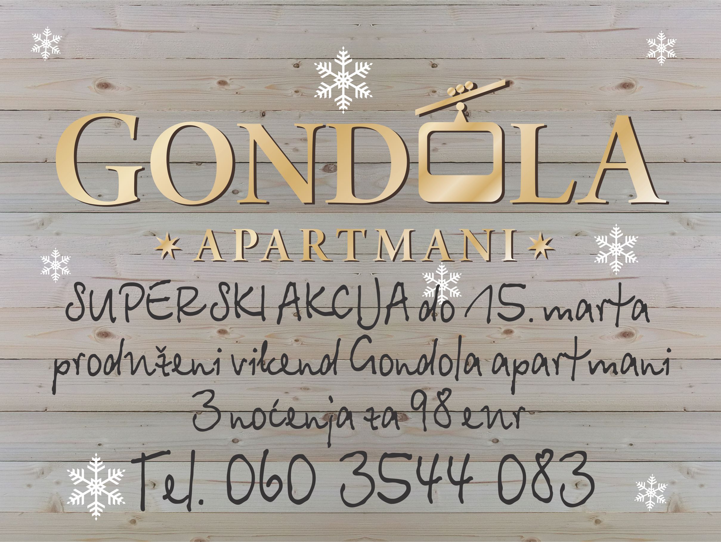 Gondola akcija mart