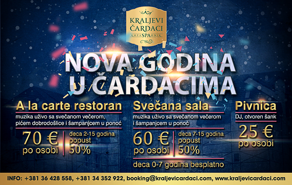 Kraljevi čardaci Nova godina 2016