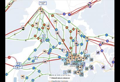 Interaktivna mapa