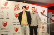 Viktor Savić i Aleksandar Radojičić na otvaranju ski kluba Crvena zvezda