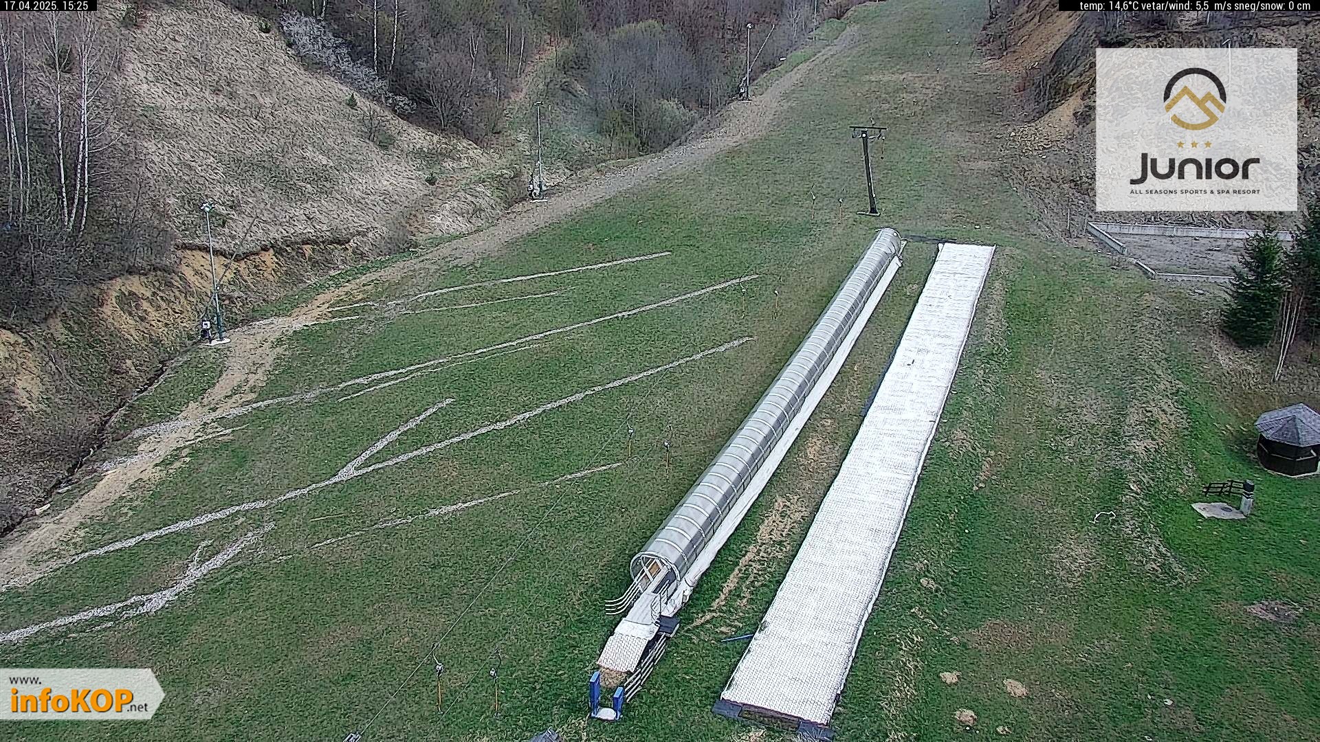 Kopaonik webcam - from Hotel Junior